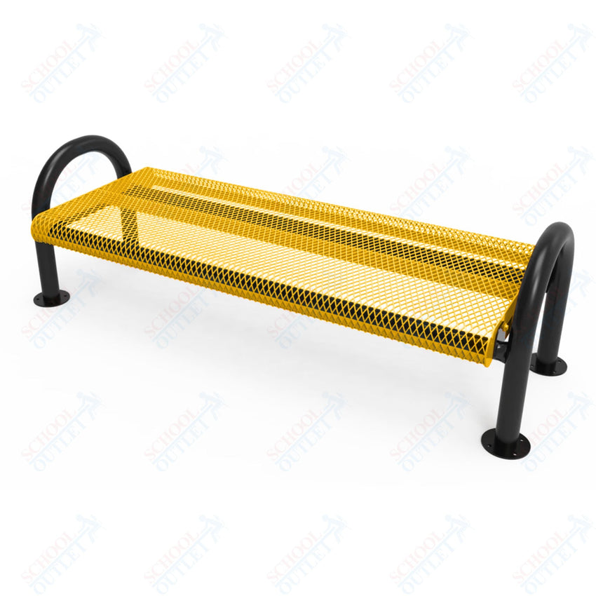 MyTcoat - Outdoor Bench without Back - Surface Mount 4' L (MYT - BMD04 - 60) - SchoolOutlet