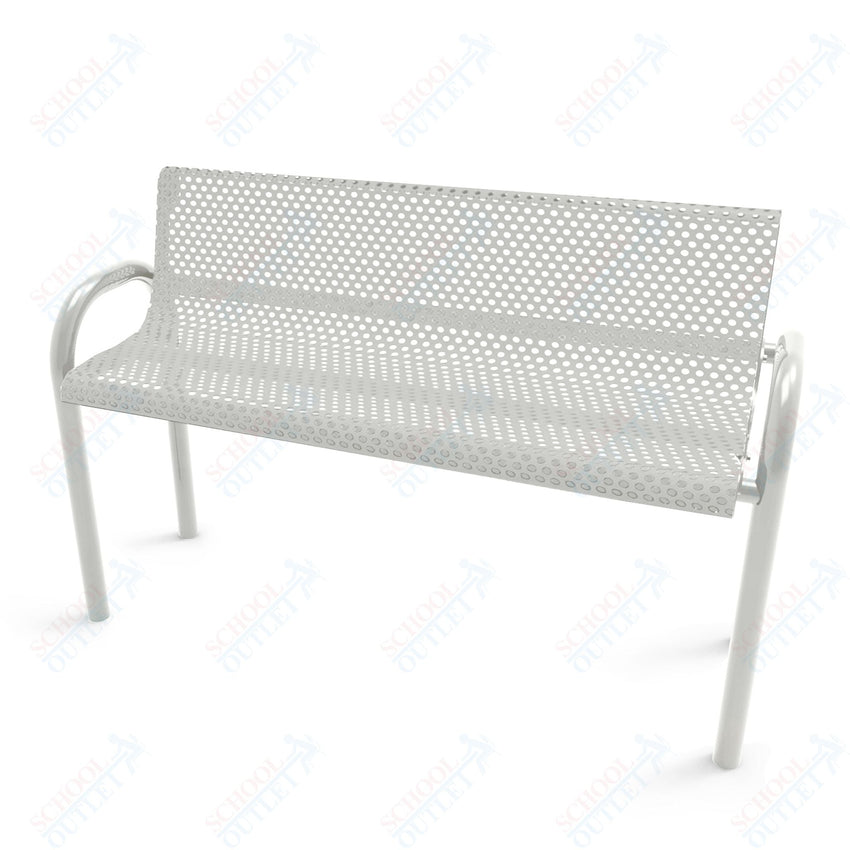 MyTcoat - MOD Outdoor Bench with Back - Inground Mount 4' L (MYT - BMD04 - 53) - SchoolOutlet