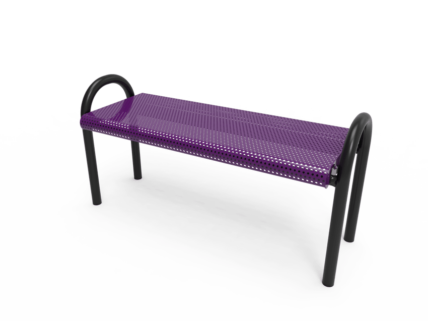 MyTcoat - Outdoor Bench without Back - Inground Mount 4' L (MYT-BMD04-59) - SchoolOutlet