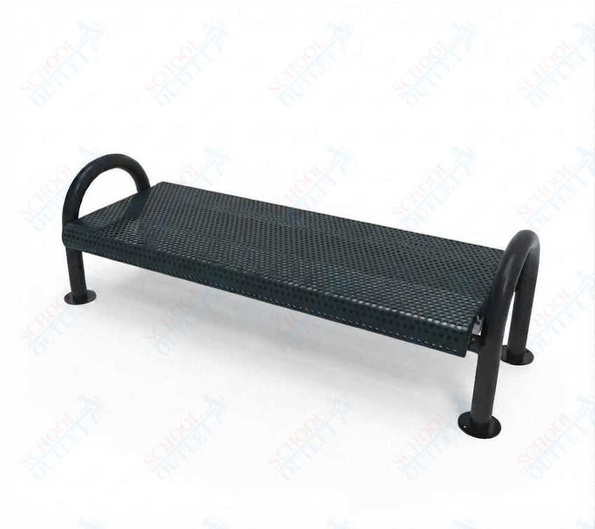 MyTcoat - Outdoor Bench without Back - Surface Mount 4' L (MYT-BMD04-60) - SchoolOutlet