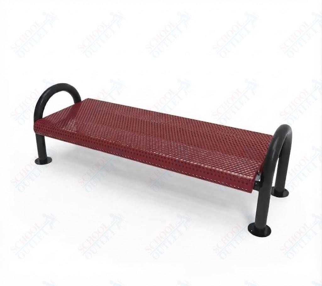 MyTcoat - Outdoor Bench without Back - Surface Mount 4' L (MYT-BMD04-60) - SchoolOutlet