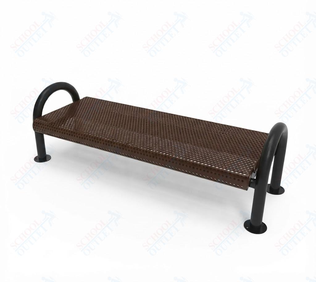 MyTcoat - Outdoor Bench without Back - Surface Mount 4' L (MYT-BMD04-60) - SchoolOutlet