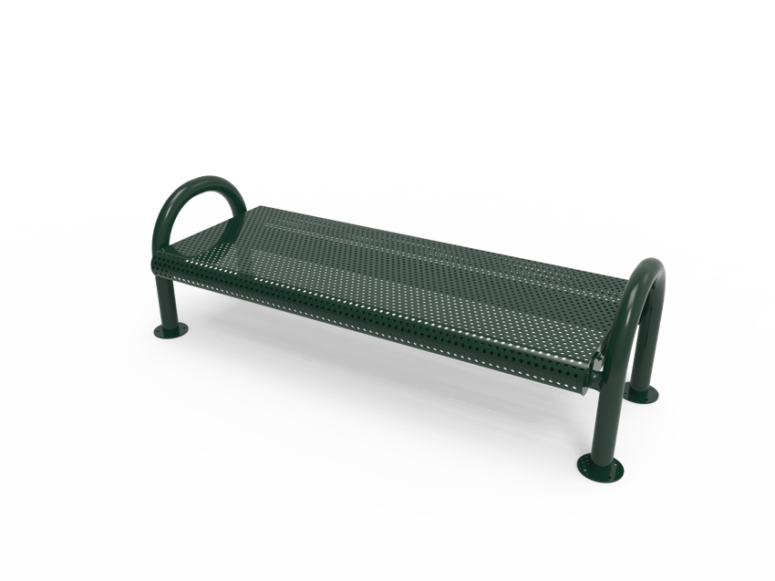 MyTcoat - Outdoor Bench without Back - Surface Mount 4' L (MYT-BMD04-60) - SchoolOutlet