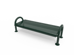 MyTcoat - Outdoor Bench without Back - Surface Mount 4' L (MYT-BMD04-60) - SchoolOutlet