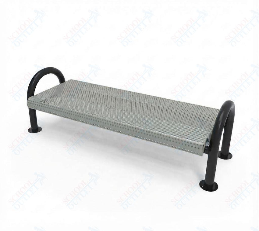 MyTcoat - Outdoor Bench without Back - Surface Mount 4' L (MYT-BMD04-60) - SchoolOutlet