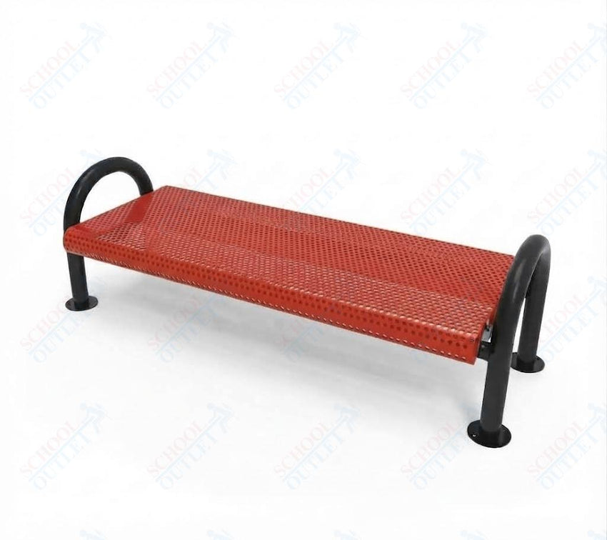 MyTcoat - Outdoor Bench without Back - Surface Mount 4' L (MYT-BMD04-60) - SchoolOutlet