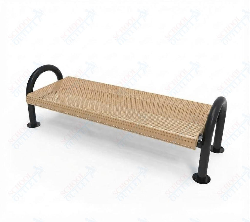 MyTcoat - Outdoor Bench without Back - Surface Mount 4' L (MYT-BMD04-60) - SchoolOutlet