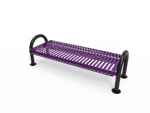 MyTcoat - Outdoor Bench without Back - Inground Mount 4' L (MYT-BMD04-59) - SchoolOutlet