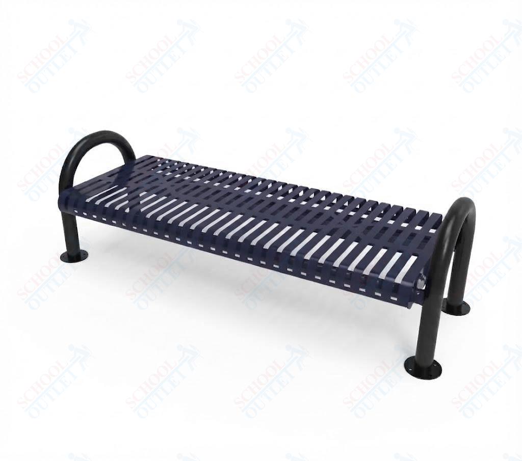 MyTcoat - Outdoor Bench without Back - Surface Mount 4' L (MYT-BMD04-60) - SchoolOutlet