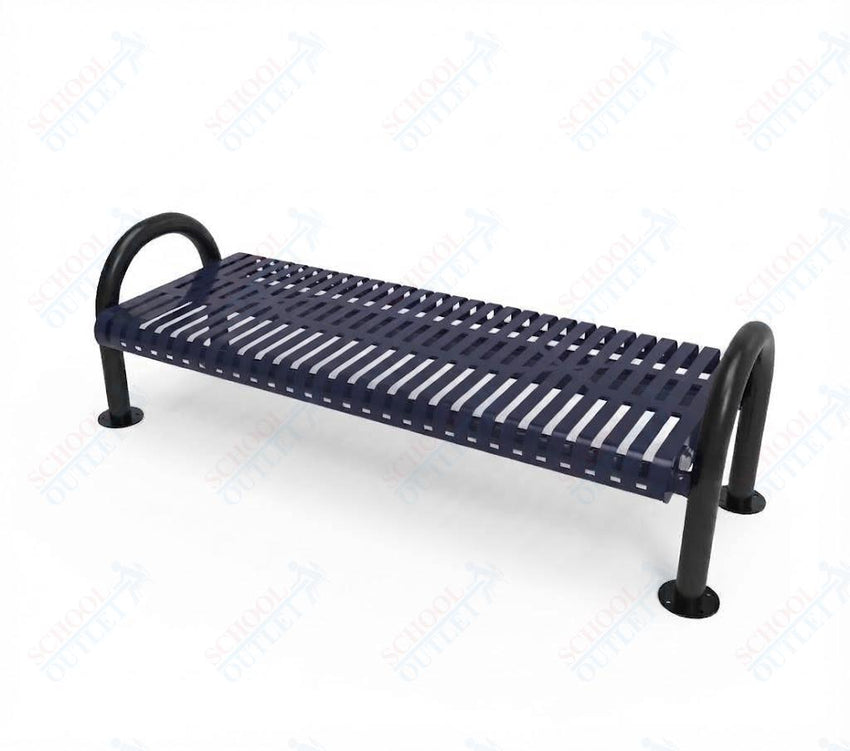 MyTcoat - Outdoor Bench without Back - Surface Mount 4' L (MYT-BMD04-60) - SchoolOutlet
