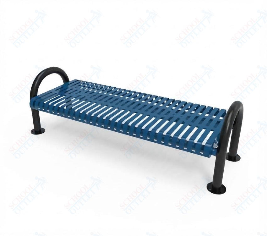 MyTcoat - Outdoor Bench without Back - Surface Mount 4' L (MYT-BMD04-60) - SchoolOutlet