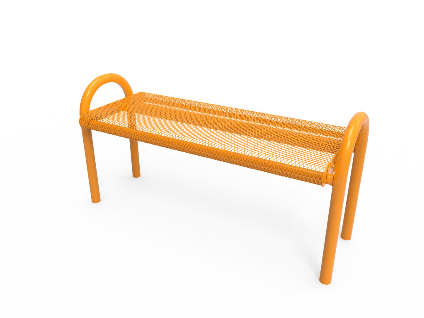 MyTcoat - Outdoor Bench without Back - Inground Mount 6' L (MYT-BMD06-59) - SchoolOutlet