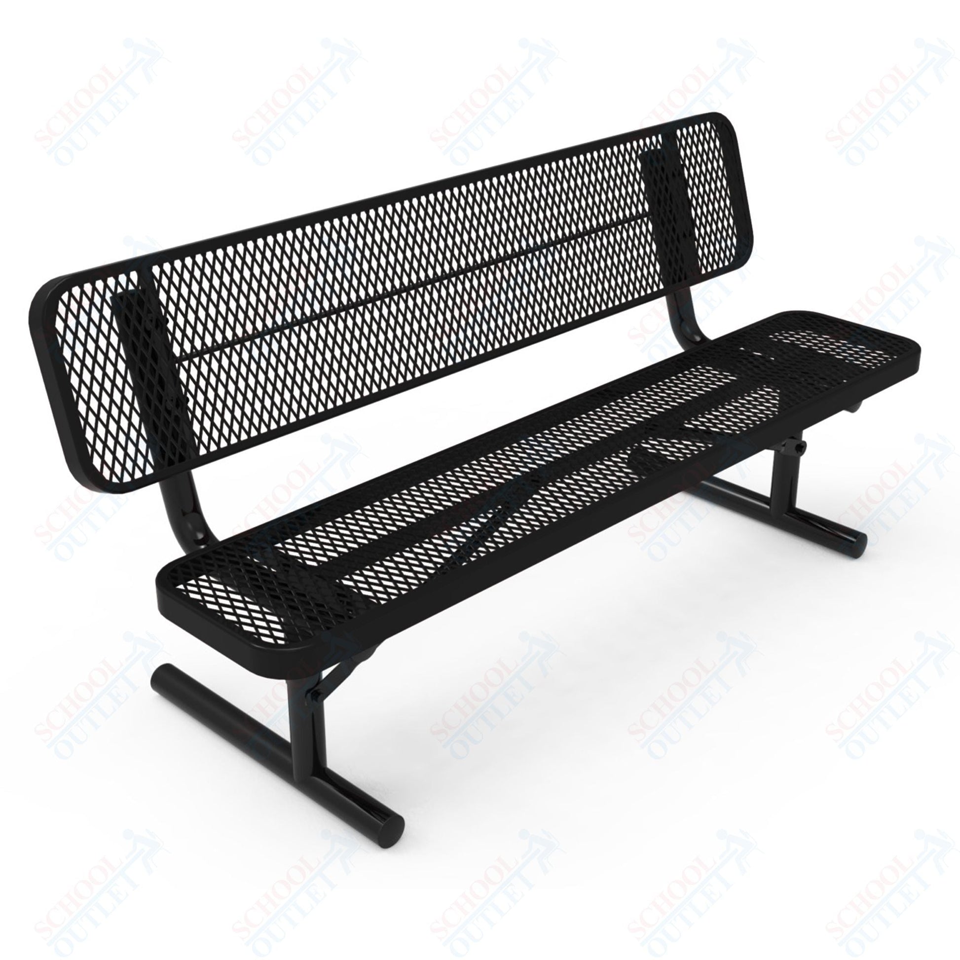 MyTcoat - Player's Outdoor Portable Bench with Back 4' L (MYT - BPY04 - 30) - SchoolOutlet