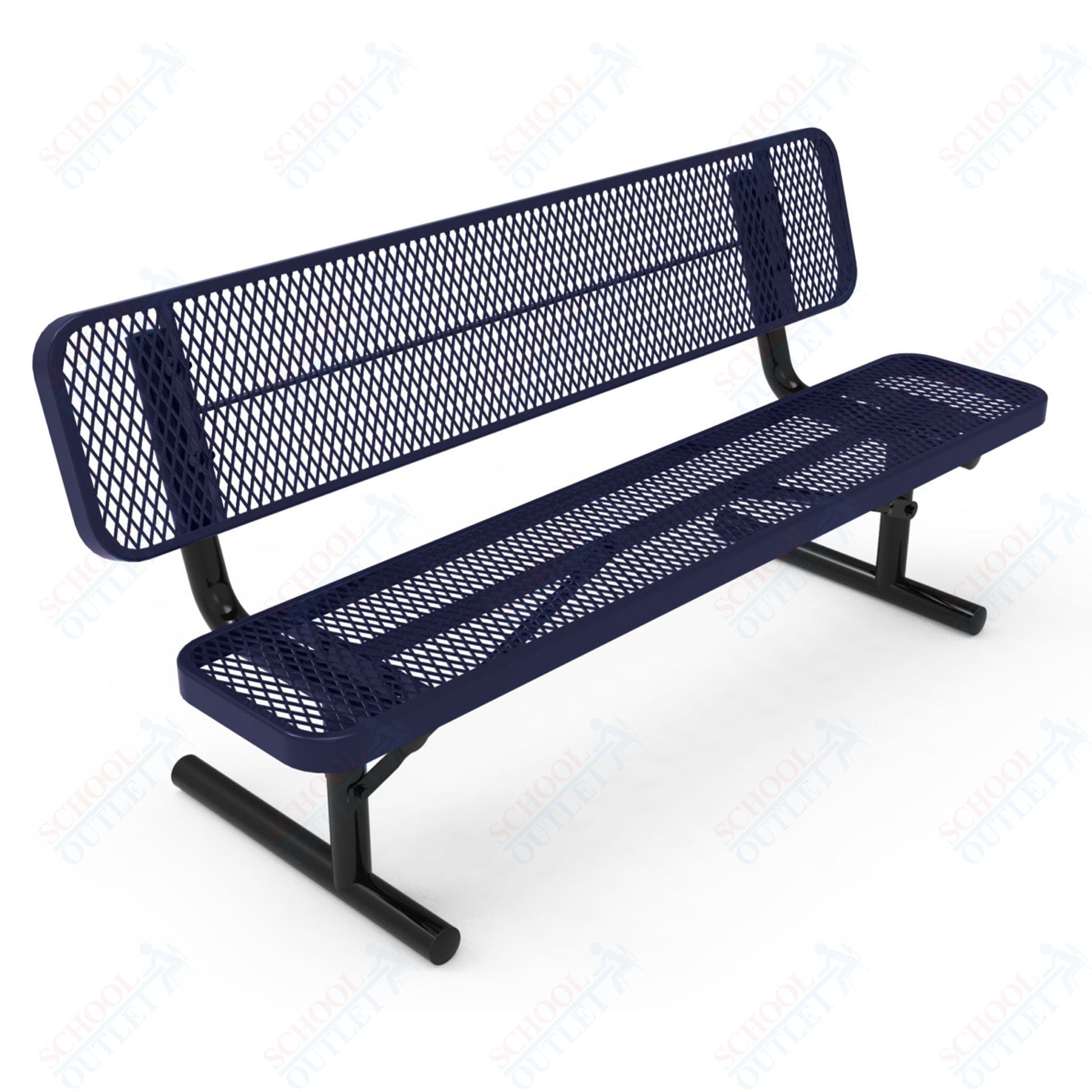 MyTcoat - Player's Outdoor Portable Bench with Back 4' L (MYT - BPY04 - 30) - SchoolOutlet