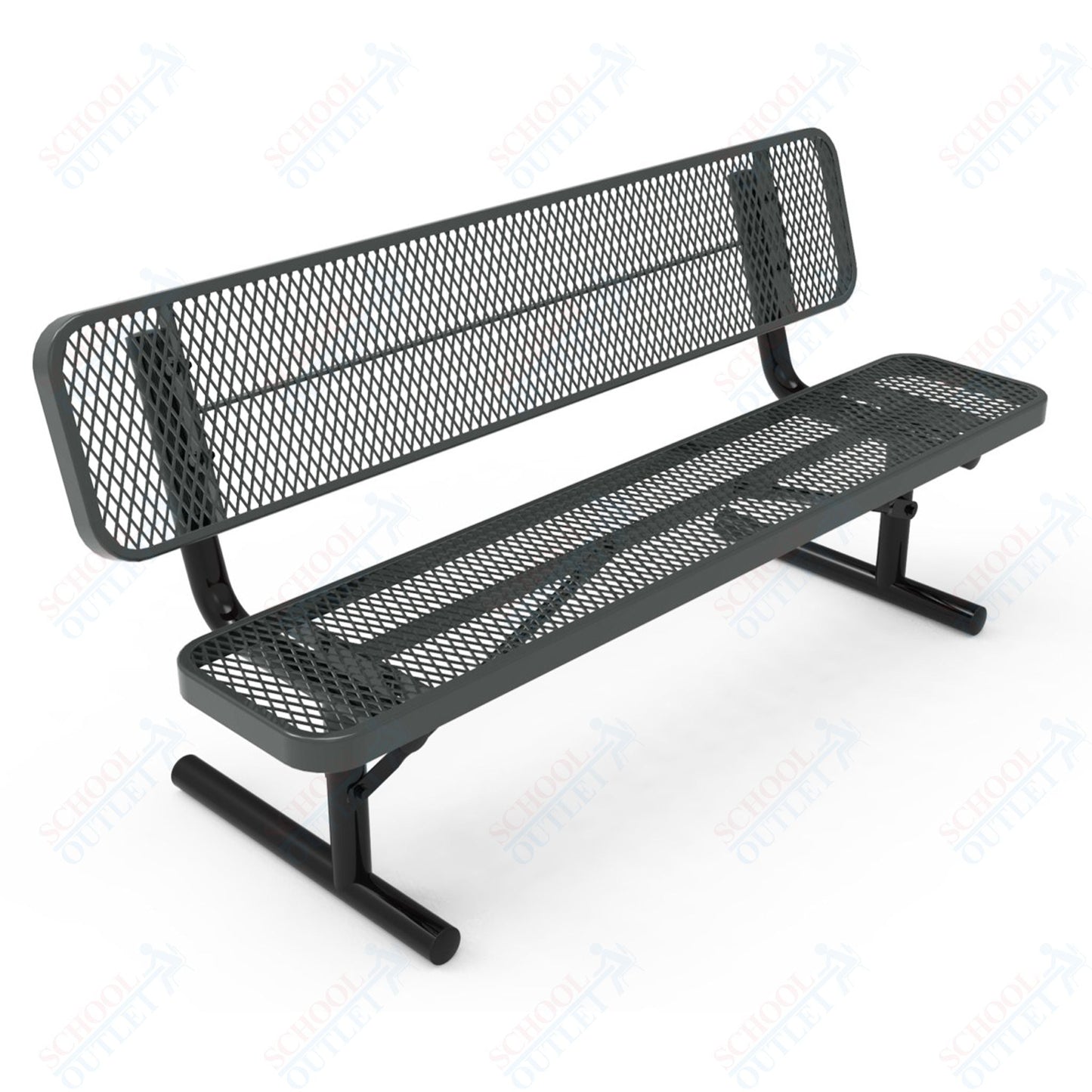 MyTcoat - Player's Outdoor Portable Bench with Back 4' L (MYT - BPY04 - 30) - SchoolOutlet