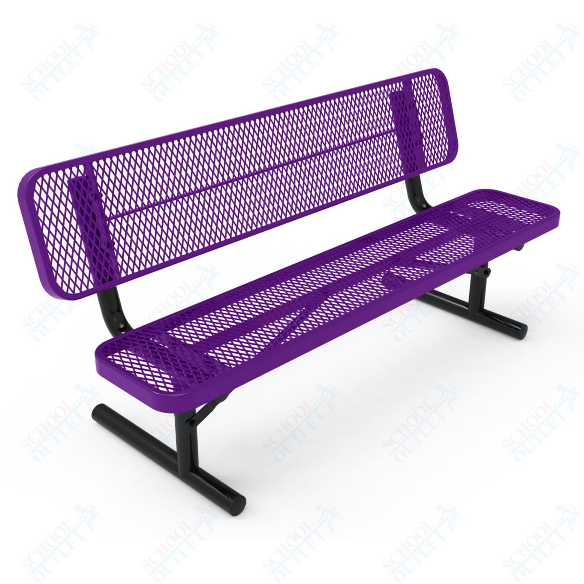 MyTcoat - Player's Outdoor Portable Bench with Back 4' L (MYT - BPY04 - 30) - SchoolOutlet