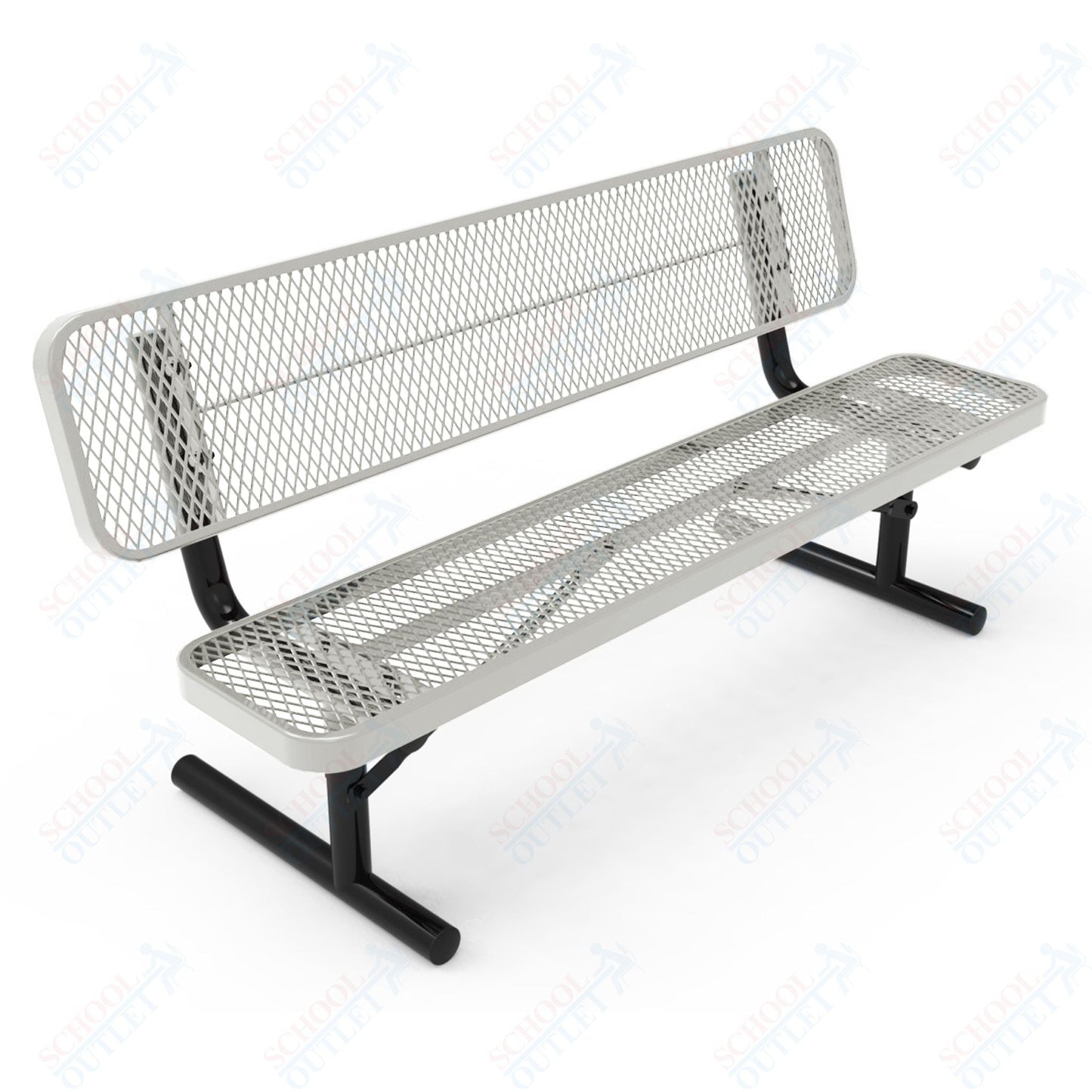 MyTcoat - Player's Outdoor Portable Bench with Back 4' L (MYT - BPY04 - 30) - SchoolOutlet