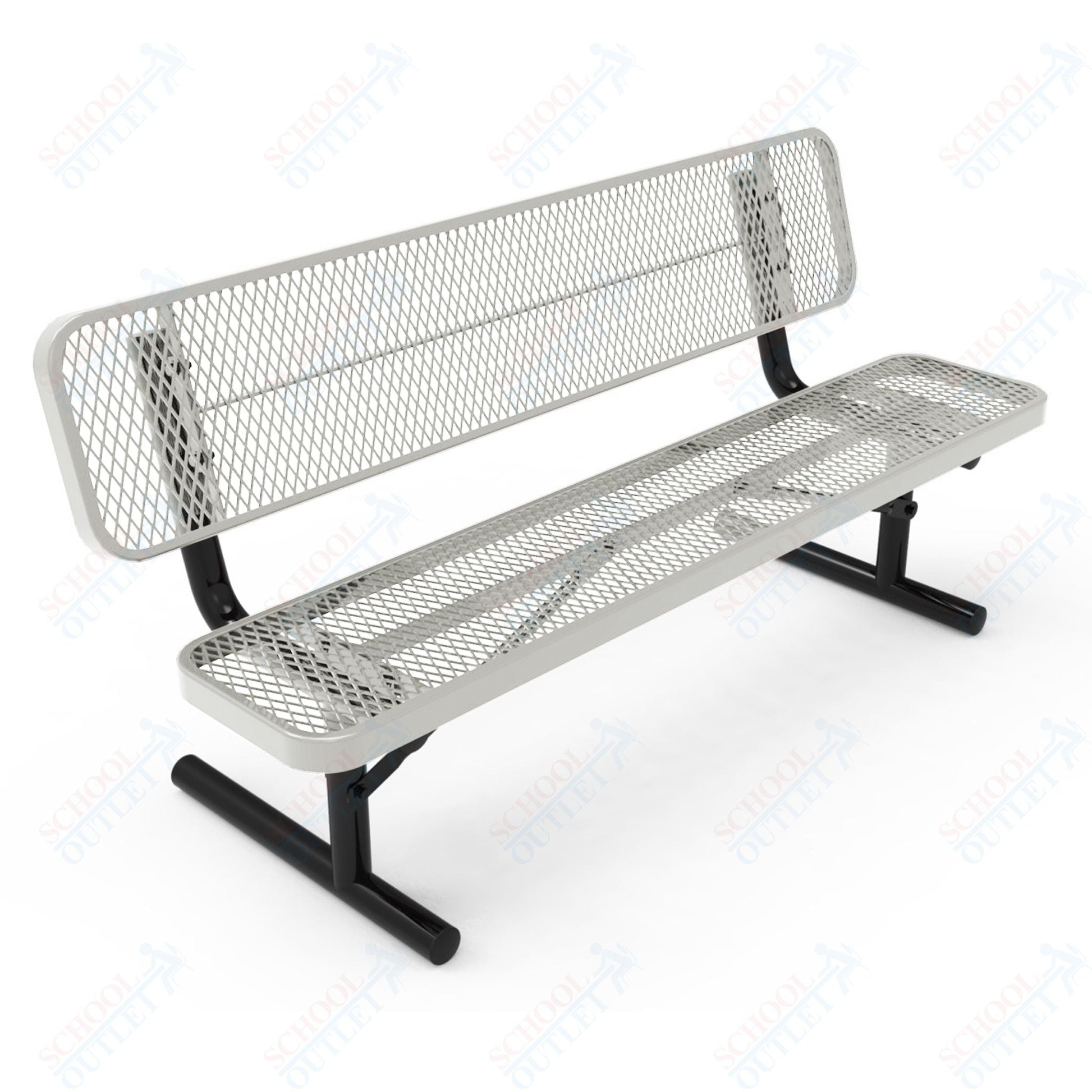 MyTcoat - Player's Outdoor Portable Bench with Back 4' L (MYT - BPY04 - 30) - SchoolOutlet