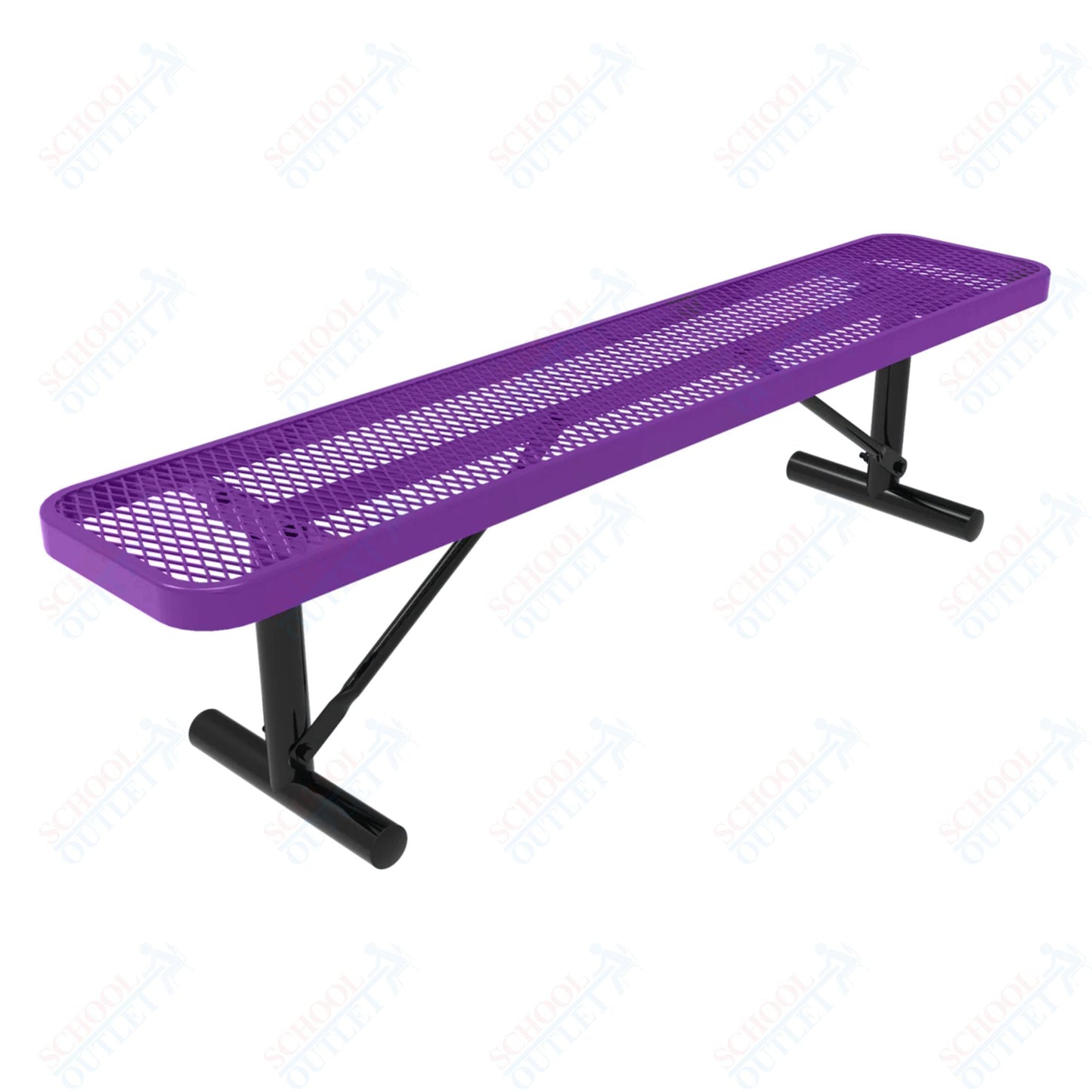 MyTcoat - Player's Outdoor Portable Bench without Back 4' L (MYT - BPY04 - 33) - SchoolOutlet