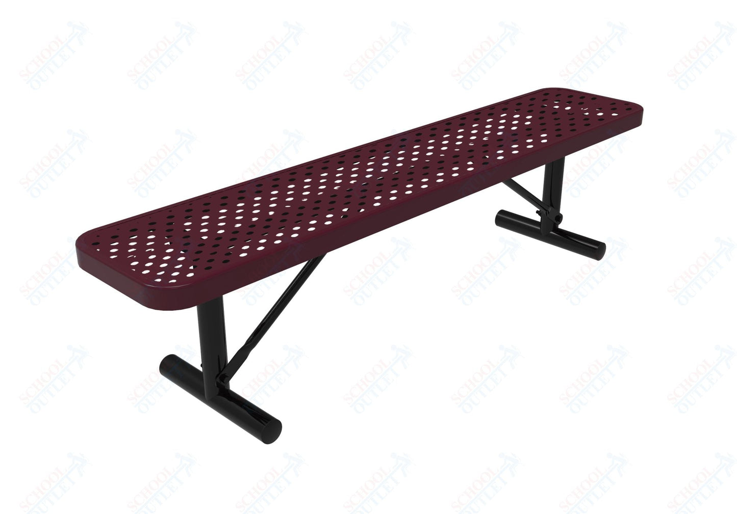 MyTcoat - Player's Outdoor Portable Bench without Back 4' L (MYT - BPY04 - 33) - SchoolOutlet