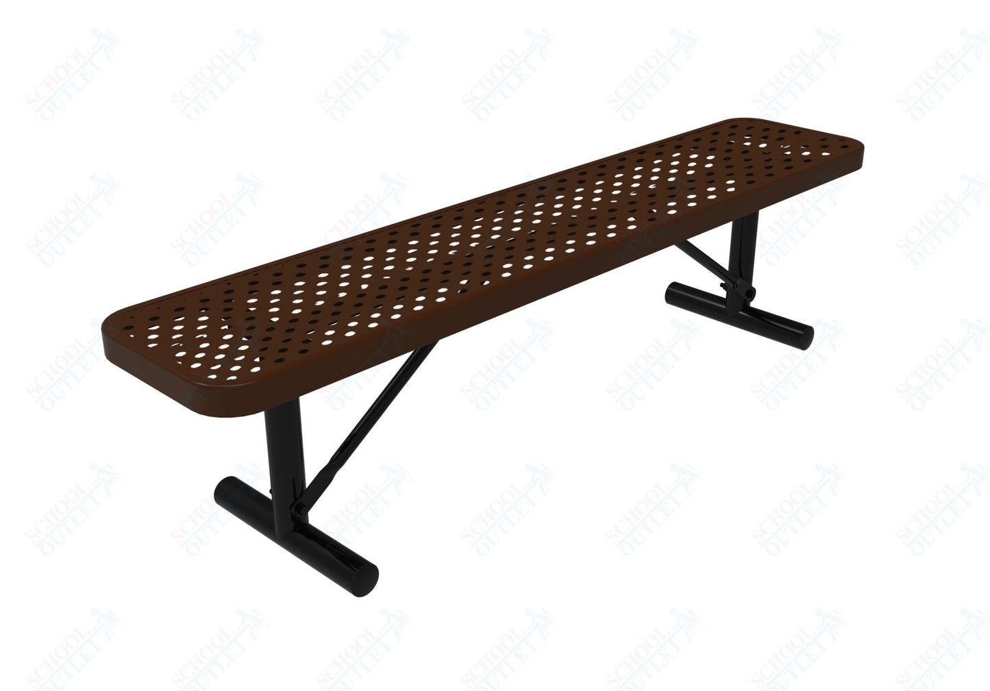 MyTcoat - Player's Outdoor Portable Bench without Back 4' L (MYT - BPY04 - 33) - SchoolOutlet