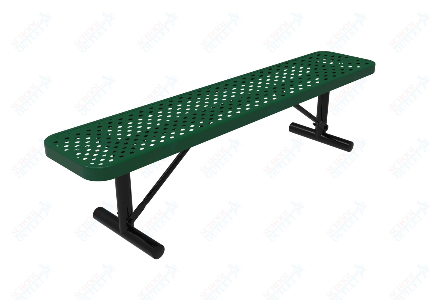 MyTcoat - Player's Outdoor Portable Bench without Back 4' L (MYT - BPY04 - 33) - SchoolOutlet