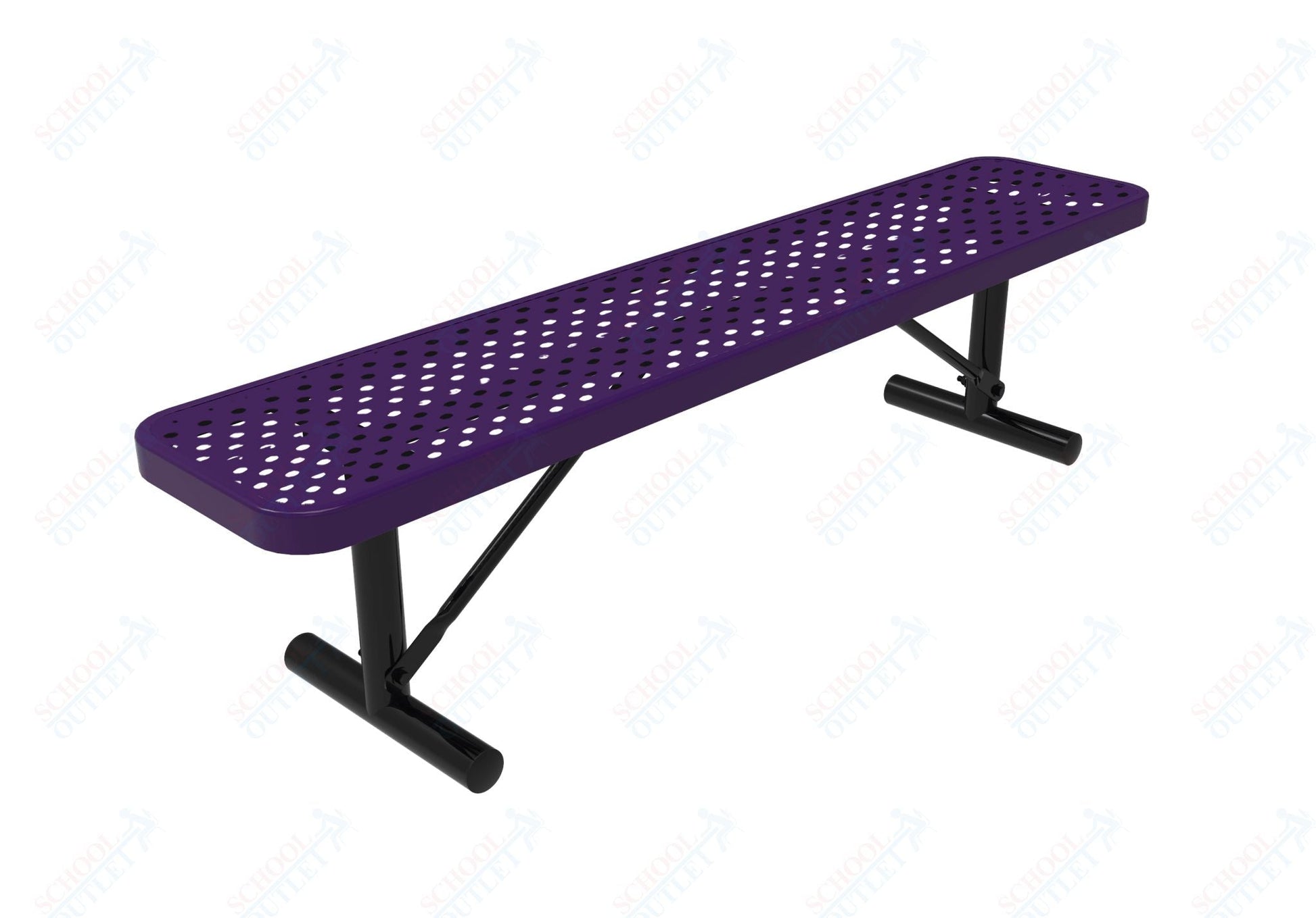 MyTcoat - Player's Outdoor Portable Bench without Back 4' L (MYT - BPY04 - 33) - SchoolOutlet