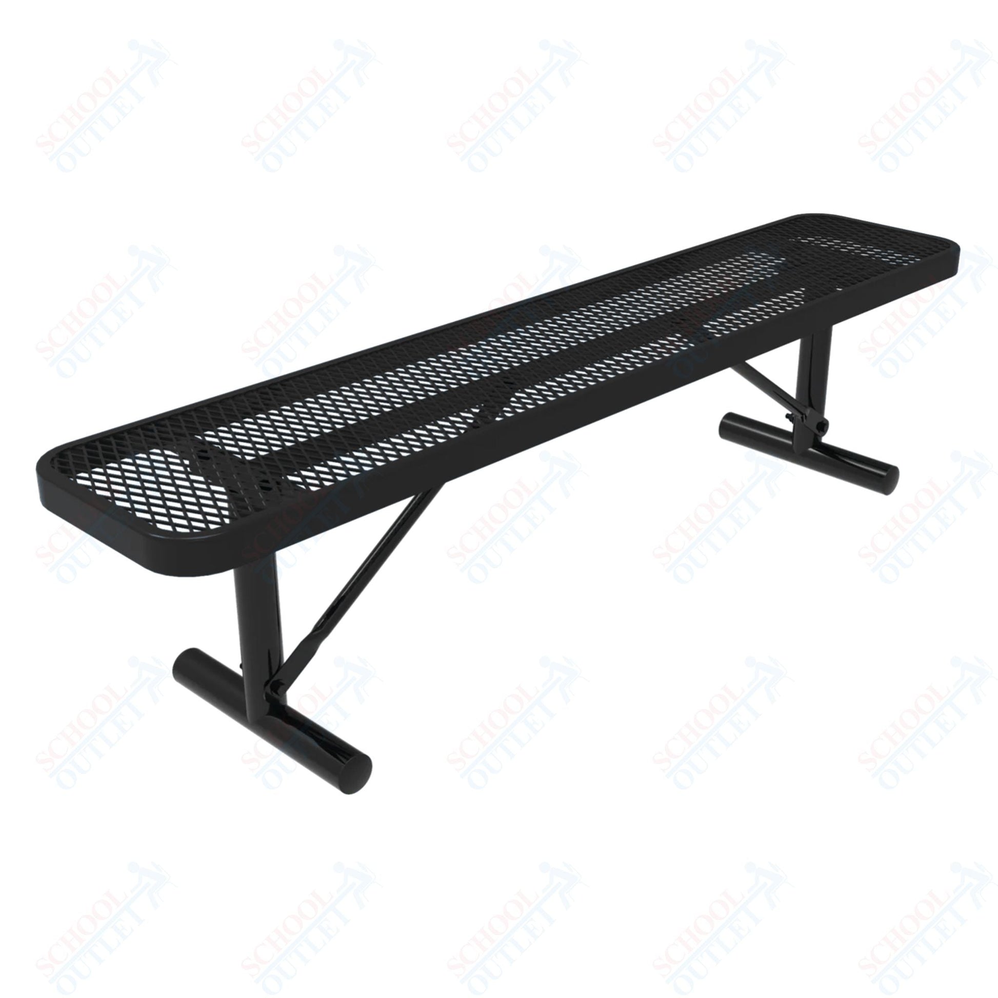MyTcoat - Player's Outdoor Portable Bench without Back 6' L (MYT - BPY06 - 33) - SchoolOutlet