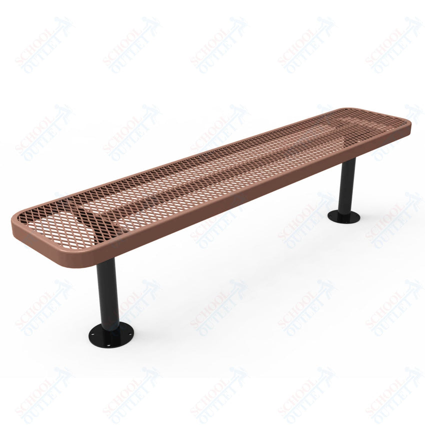 MyTcoat - Player's Outdoor Bench without Back - Surface Mount 6' L (MYT - BPY06 - 35) - SchoolOutlet