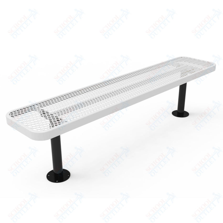 MyTcoat - Player's Outdoor Bench without Back - Surface Mount 6' L (MYT - BPY06 - 35) - SchoolOutlet