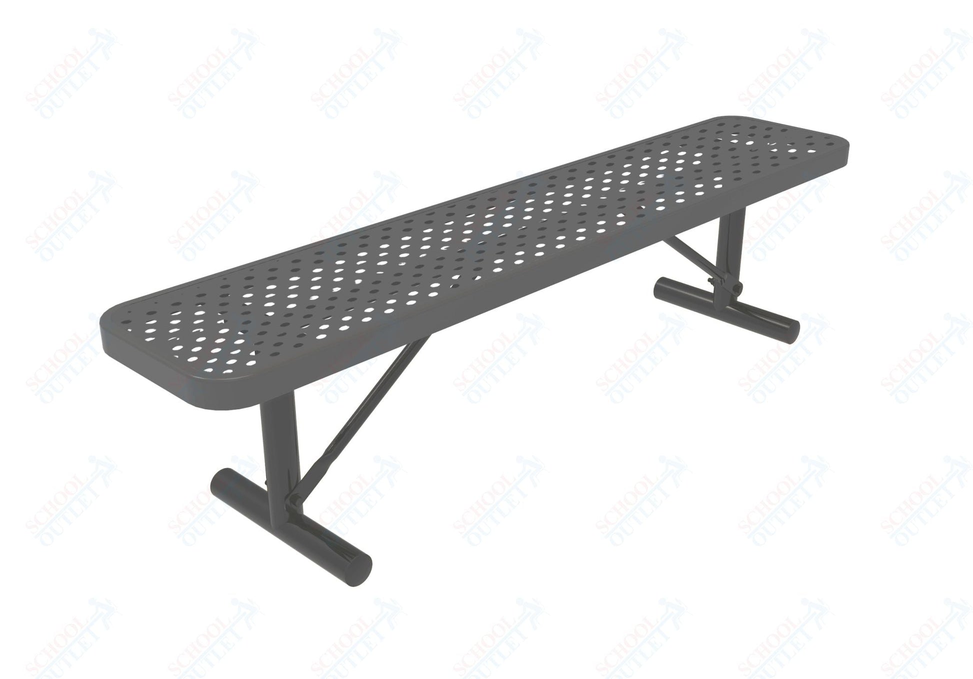 MyTcoat - Player's Outdoor Portable Bench without Back 6' L (MYT - BPY06 - 33) - SchoolOutlet