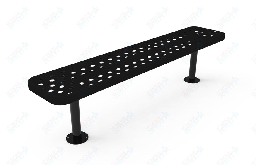 MyTcoat - Player's Outdoor Bench without Back - Surface Mount 6' L (MYT - BPY06 - 35) - SchoolOutlet