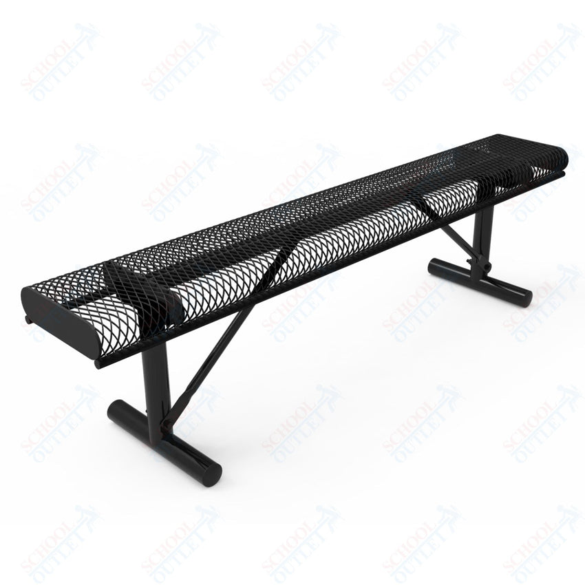 MyTcoat - Rolled Edges Outdoor Portable Bench without Back 4' L (MYT - BRE04 - 21) - SchoolOutlet