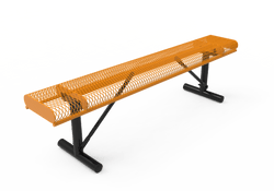 MyTcoat - Rolled Edges Outdoor Portable Bench without Back 4' L (MYT-BRE04-21)