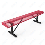 MyTcoat - Rolled Edges Outdoor Portable Bench without Back 4' L (MYT - BRE04 - 21) - SchoolOutlet