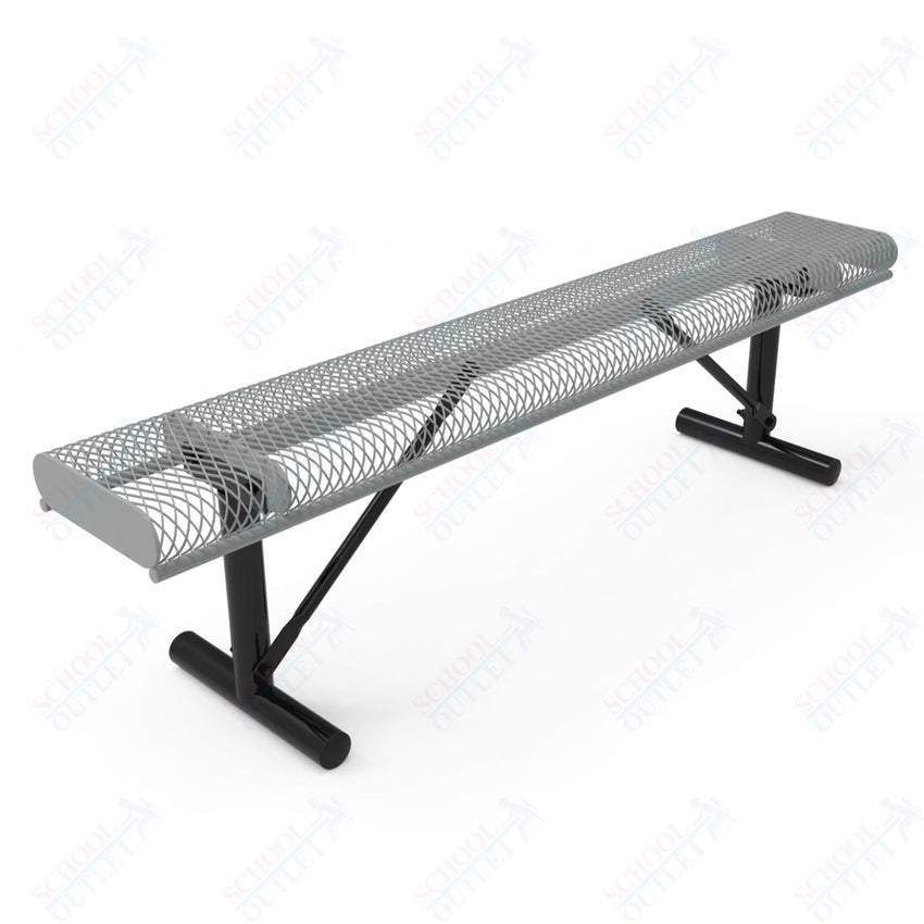 MyTcoat - Rolled Edges Outdoor Portable Bench without Back 4' L (MYT - BRE04 - 21) - SchoolOutlet