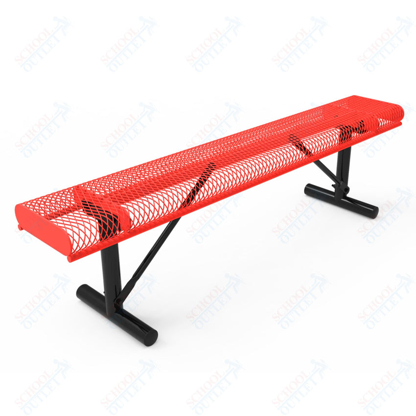 MyTcoat - Rolled Edges Outdoor Portable Bench without Back 4' L (MYT - BRE04 - 21) - SchoolOutlet
