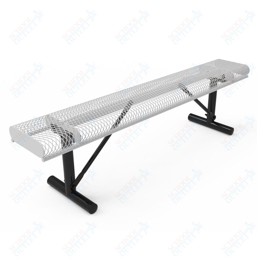 MyTcoat - Rolled Edges Outdoor Portable Bench without Back 4' L (MYT - BRE04 - 21) - SchoolOutlet