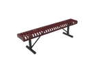 MyTcoat - Rolled Edges Outdoor Portable Bench without Back 4' L (MYT-BRE04-21) - SchoolOutlet