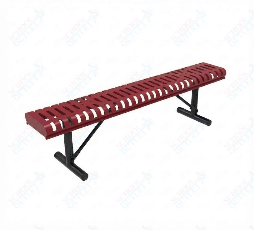 MyTcoat - Rolled Edges Outdoor Portable Bench without Back 4' L (MYT-BRE04-21) - SchoolOutlet