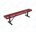 MyTcoat - Rolled Edges Outdoor Portable Bench without Back 4' L (MYT-BRE04-21) - SchoolOutlet