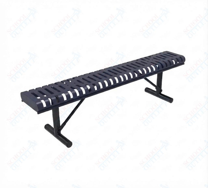 MyTcoat - Rolled Edges Outdoor Portable Bench without Back 4' L (MYT-BRE04-21) - SchoolOutlet