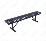 MyTcoat - Rolled Edges Outdoor Portable Bench without Back 4' L (MYT-BRE04-21) - SchoolOutlet