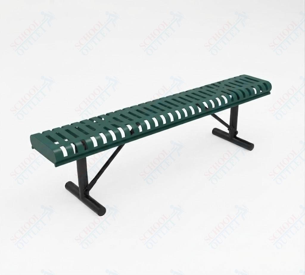 MyTcoat - Rolled Edges Outdoor Portable Bench without Back 4' L (MYT-BRE04-21) - SchoolOutlet