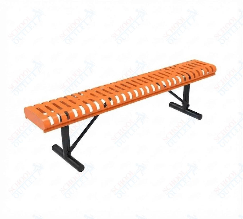 MyTcoat - Rolled Edges Outdoor Portable Bench without Back 4' L (MYT-BRE04-21) - SchoolOutlet