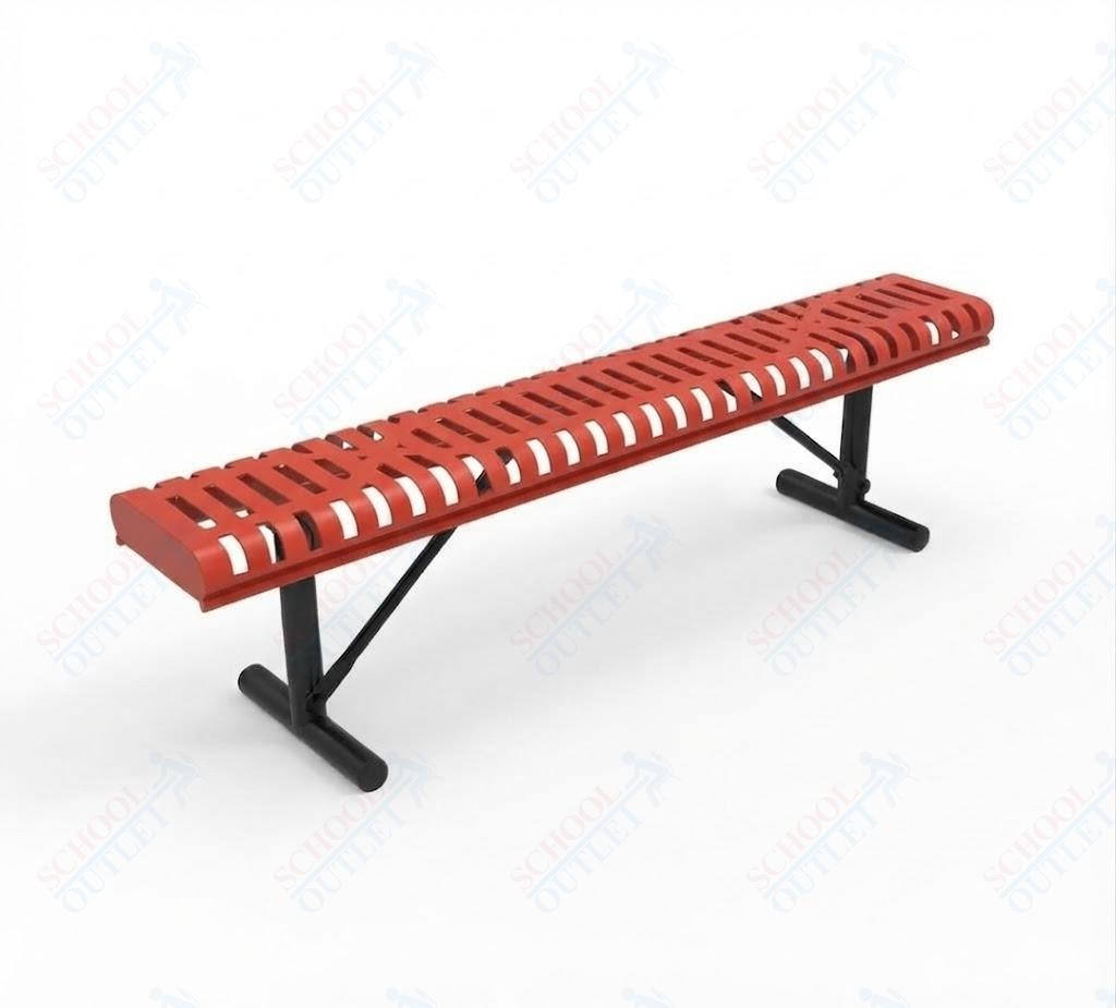 MyTcoat - Rolled Edges Outdoor Portable Bench without Back 4' L (MYT-BRE04-21) - SchoolOutlet