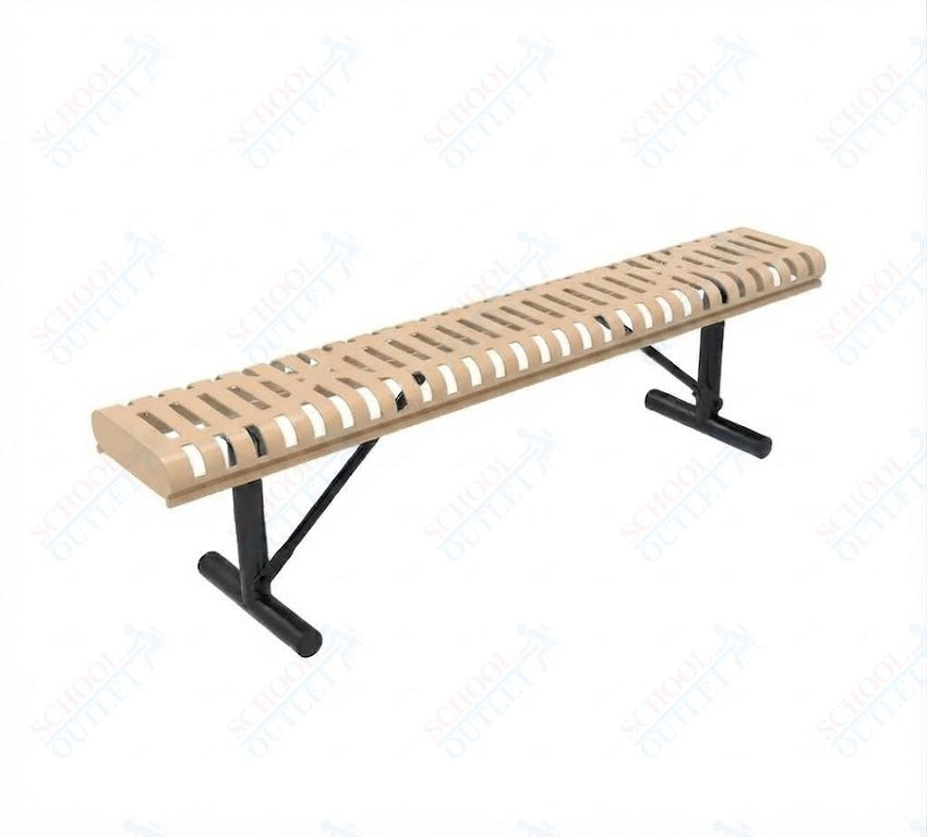 MyTcoat - Rolled Edges Outdoor Portable Bench without Back 4' L (MYT-BRE04-21) - SchoolOutlet