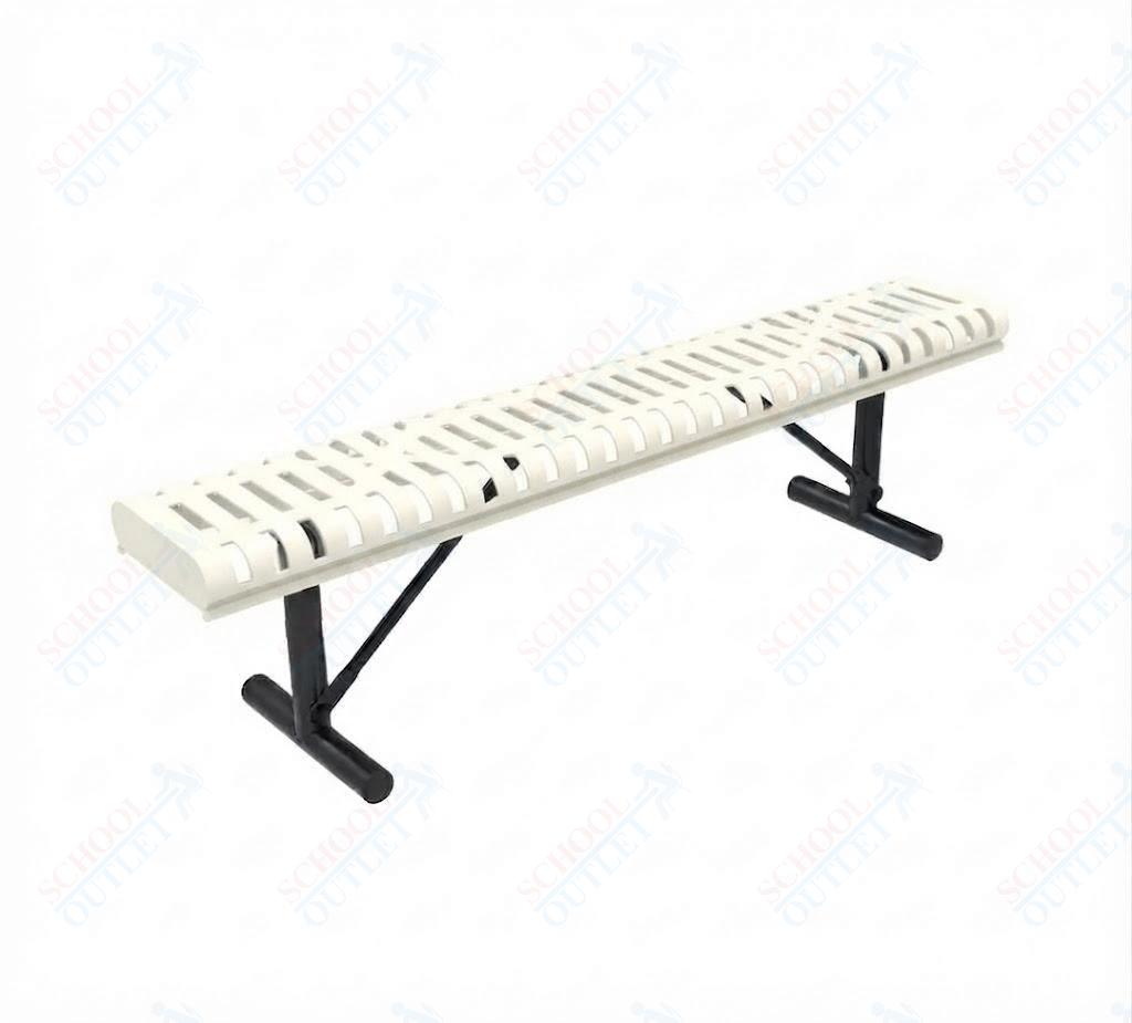 MyTcoat - Rolled Edges Outdoor Portable Bench without Back 4' L (MYT-BRE04-21) - SchoolOutlet
