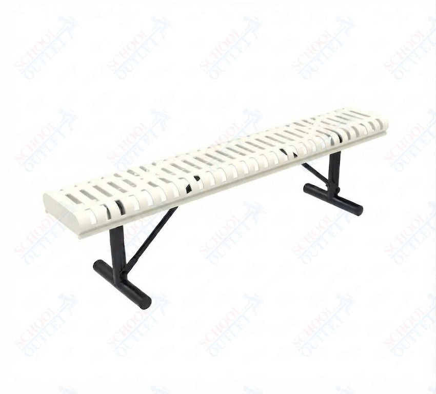 MyTcoat - Rolled Edges Outdoor Portable Bench without Back 4' L (MYT-BRE04-21) - SchoolOutlet