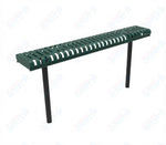 MyTcoat - Rolled Edges Outdoor Bench without Back 4' L - Inground Mount (MYT-BRE04-22) - SchoolOutlet